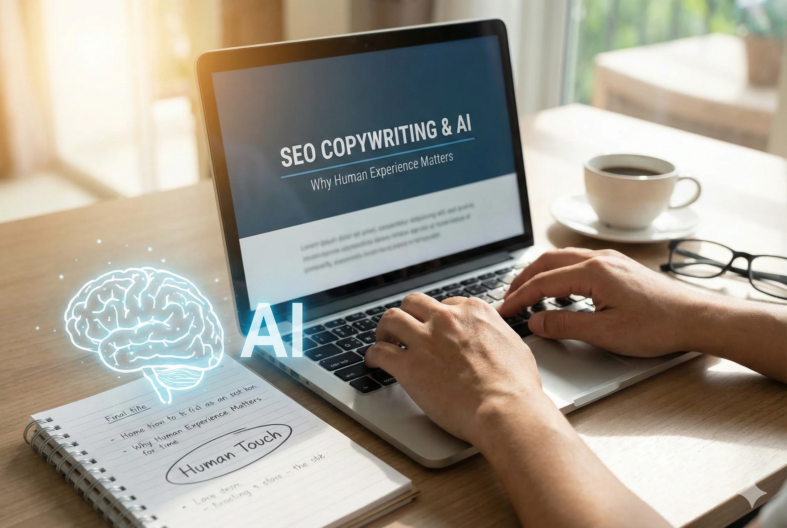Στρατηγική SEO copywriting με χρήση AI και ανθρώπινης επίβλεψης