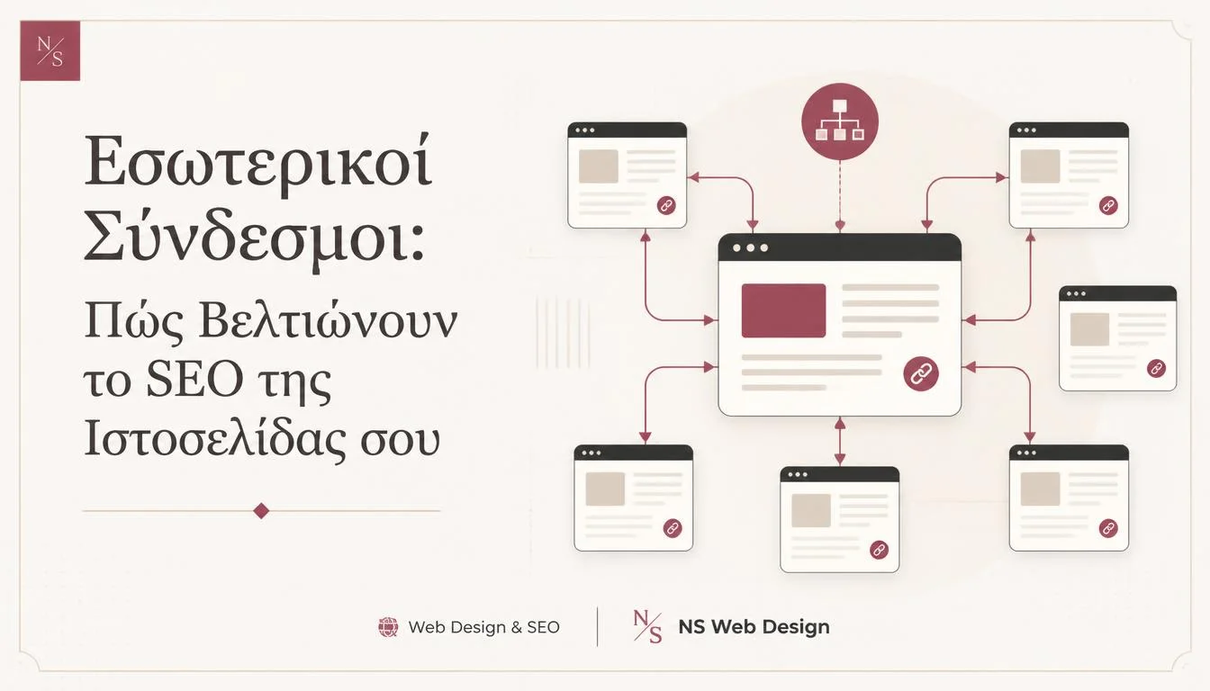 Εσωτερικοί σύνδεσμοι και internal linking για SEO ιστοσελίδας